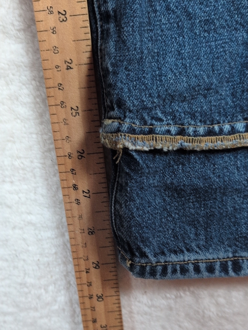 198-Liu-jo Style High-Rise Straight Jeans - Blue Denim‎ - Picture 7 of 9